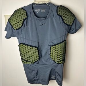 Nike Pro Combat Dri-Fit Compression Shirt Men’s‎ L Football Padded Short Sleeve